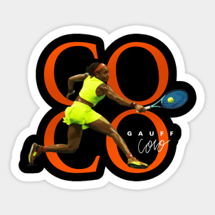 Coco Gauff Sticker